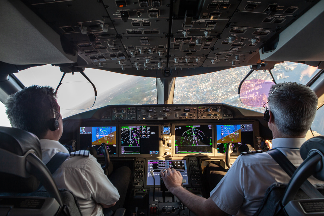 Norse b787 flightdeck