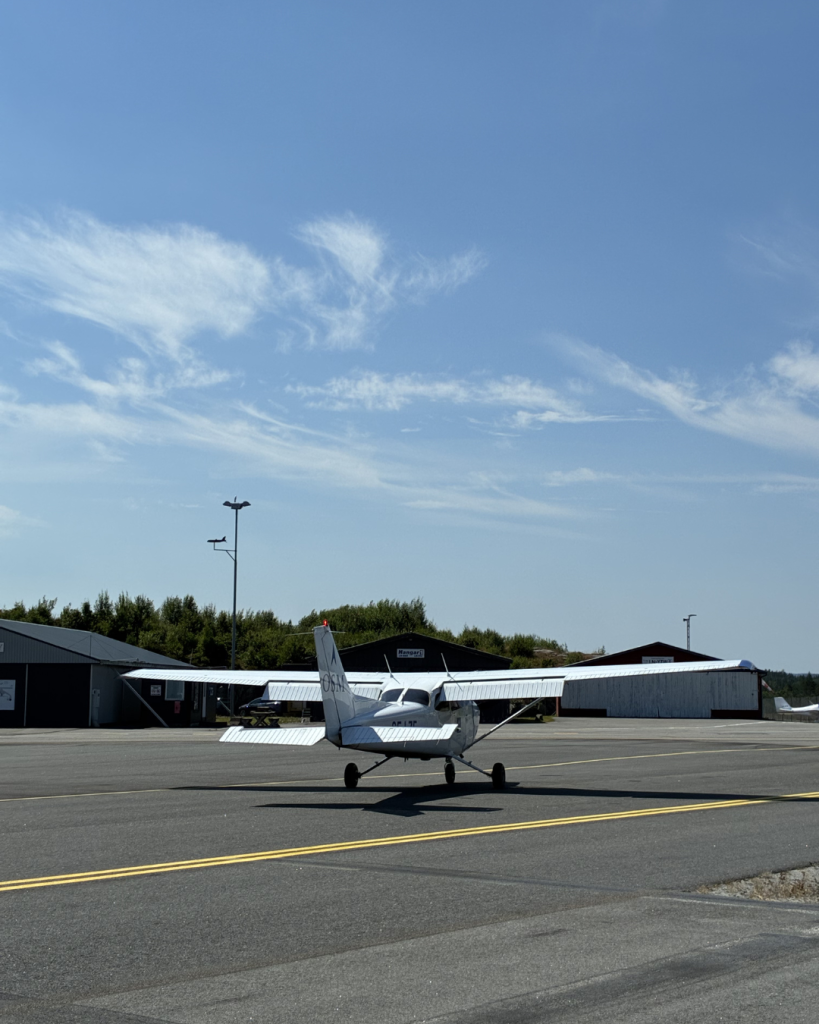 Cessna 172 on ground